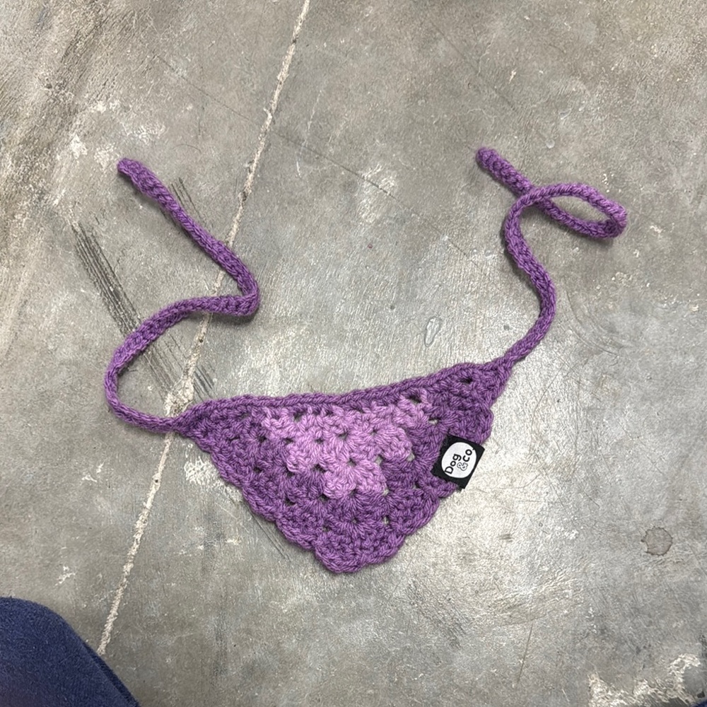 Dog and co. Crochet bandana